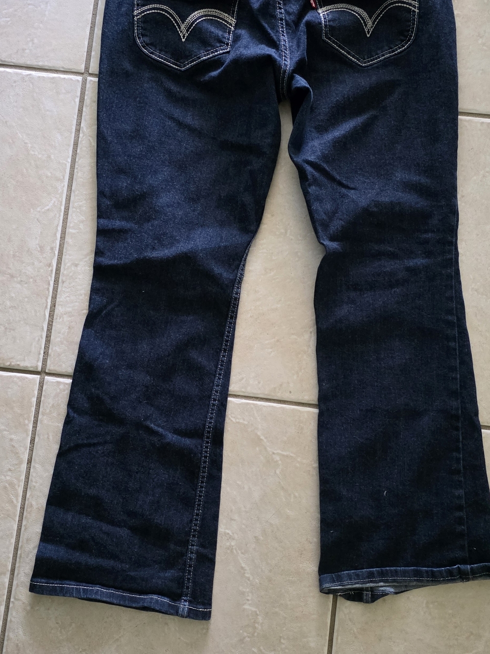 Levi's Dark Blue Flared Jeans Size 17
